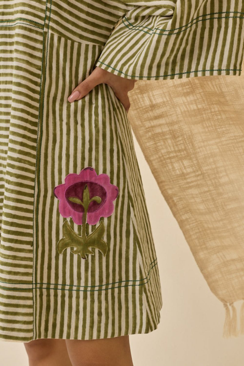 Pihu Handloom Shift Dress cotton by JodiLife for women in Singapore