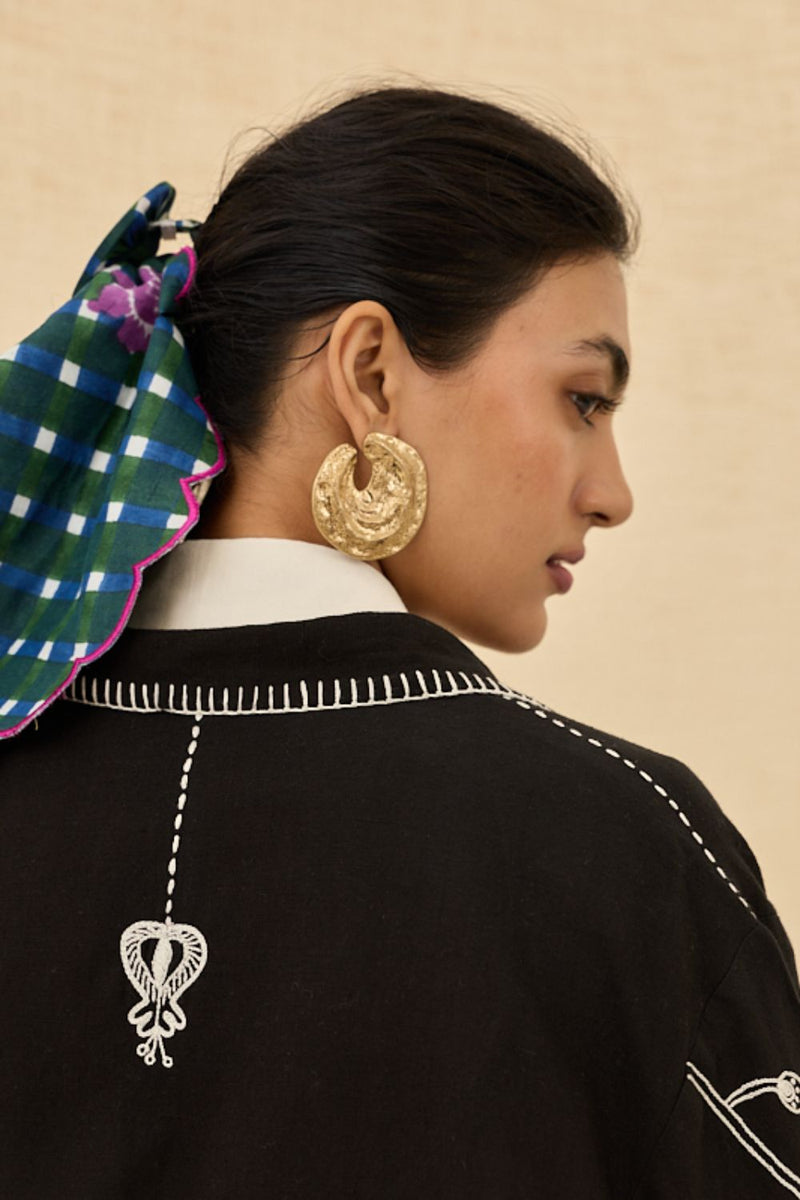 Jugnu Handloom Jacket cotton by JodiLife for women in Singapore