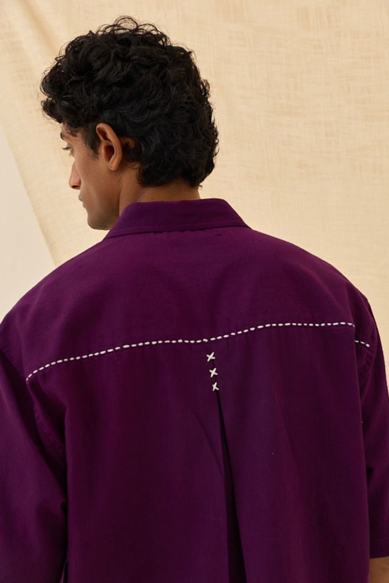 Morni Handloom Boxy Fit Shirt cotton Buy Morni Handloom Boxy Fit Shirt from C&W | Shirts And T-Shirts for Men by Jodi Men for men in Singapore