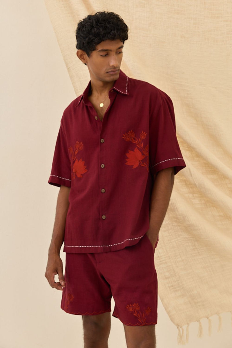 Kuhu Handloom Boxy Fit Shirt cotton Buy Kuhu Handloom Boxy Fit Shirt from C&W | Shirts And T-Shirts for Men by Jodi Men for men in Singapore