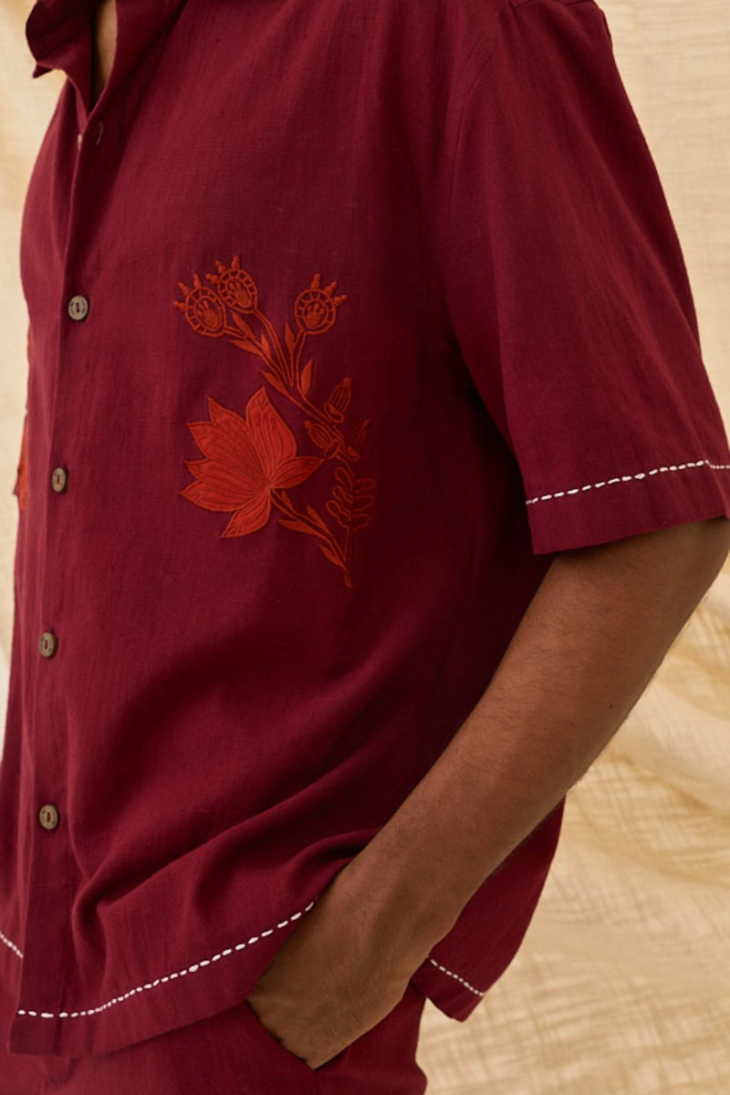 Kuhu Handloom Boxy Fit Shirt cotton Buy Kuhu Handloom Boxy Fit Shirt from C&W | Shirts And T-Shirts for Men by Jodi Men for men in Singapore