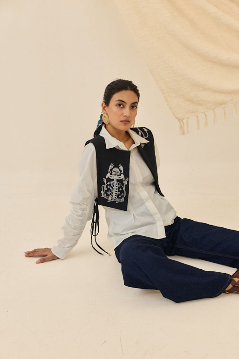 Jugnu Handloom Bib cotton by JodiLife for women in Singapore