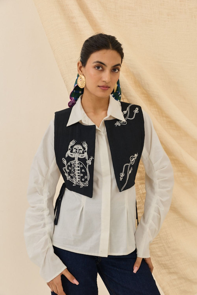 Jugnu Handloom Bib cotton by JodiLife for women in Singapore