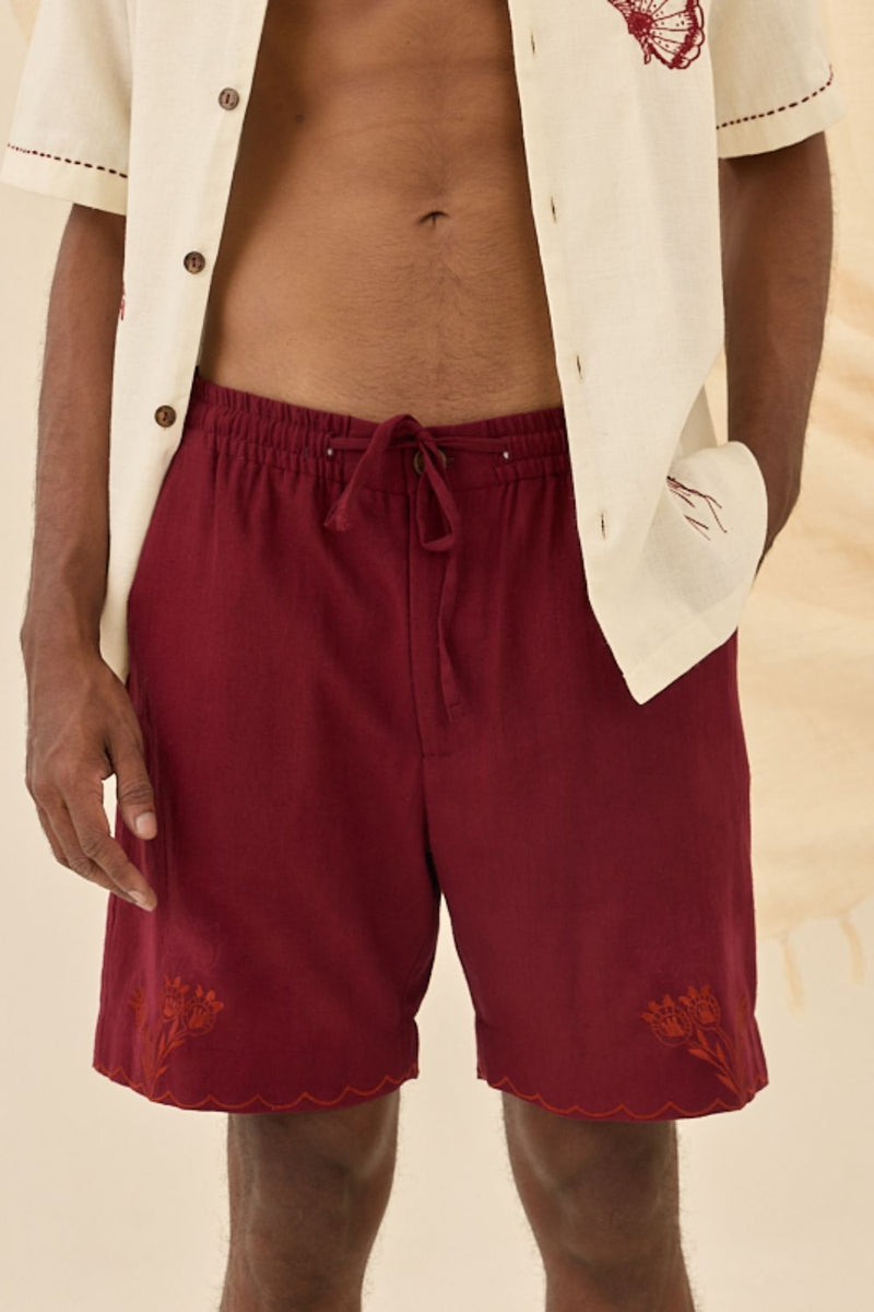 Kuhu Handloom Shorts cotton Buy Kuhu Handloom Shorts from C&W | Shorts for Men by Jodi Men for men in Singapore
