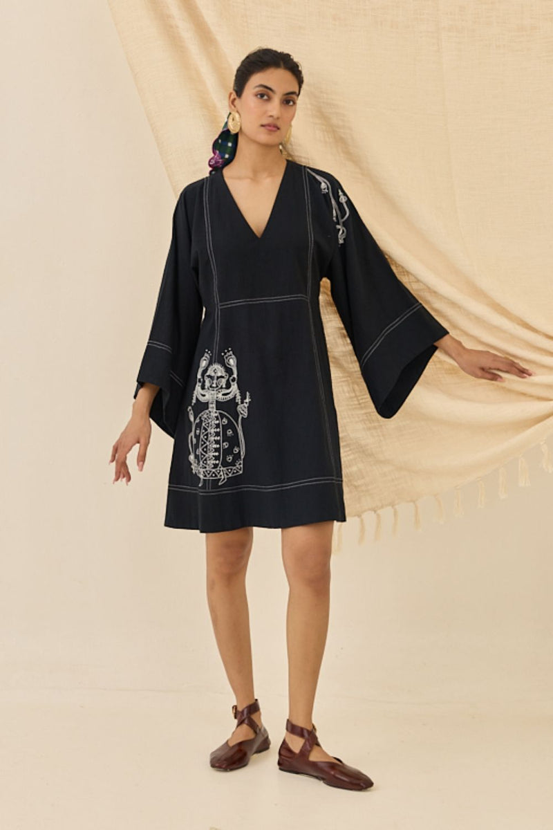Jugnu Handloom Shift Dress cotton by JodiLife for women in Singapore