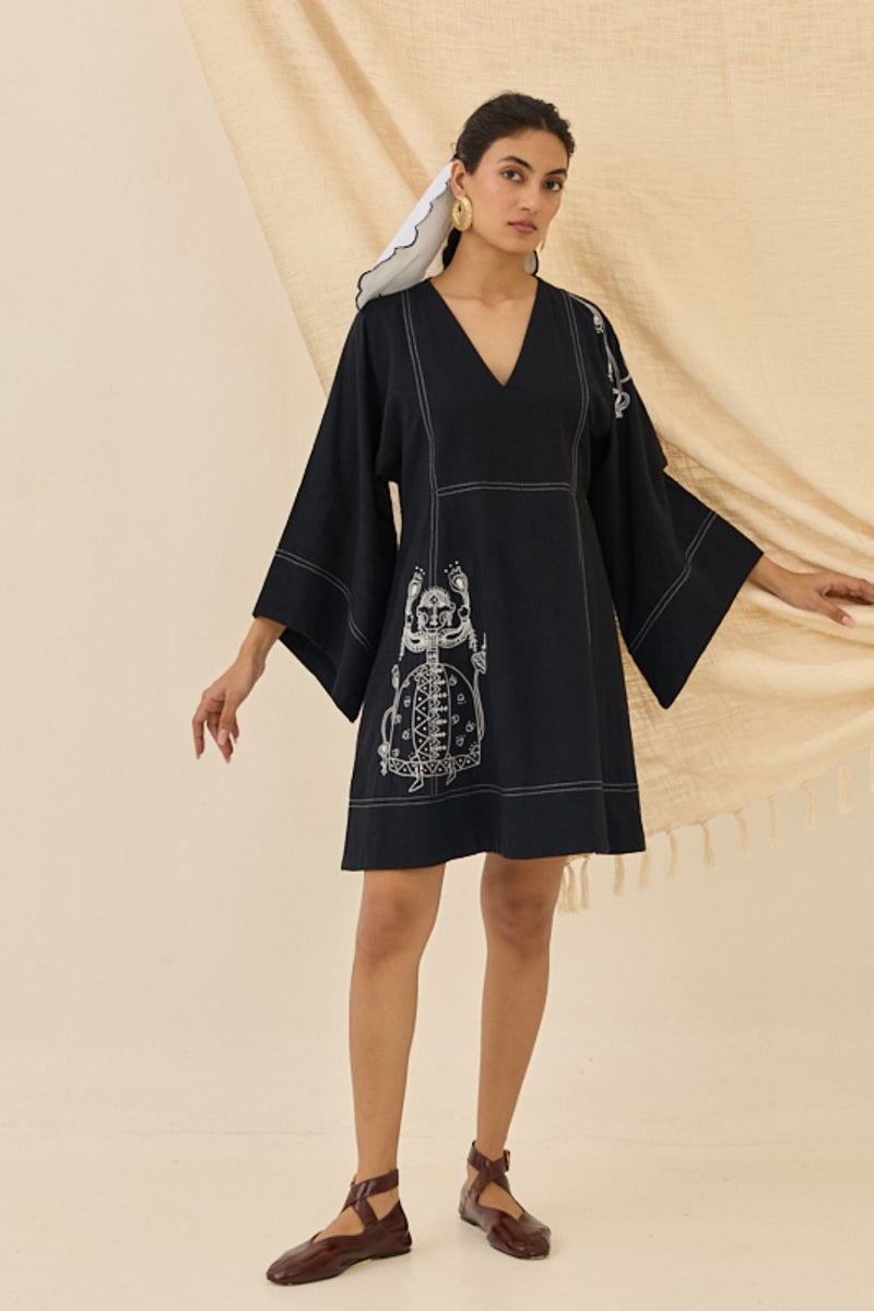 Jugnu Handloom Shift Dress cotton by JodiLife for women in Singapore