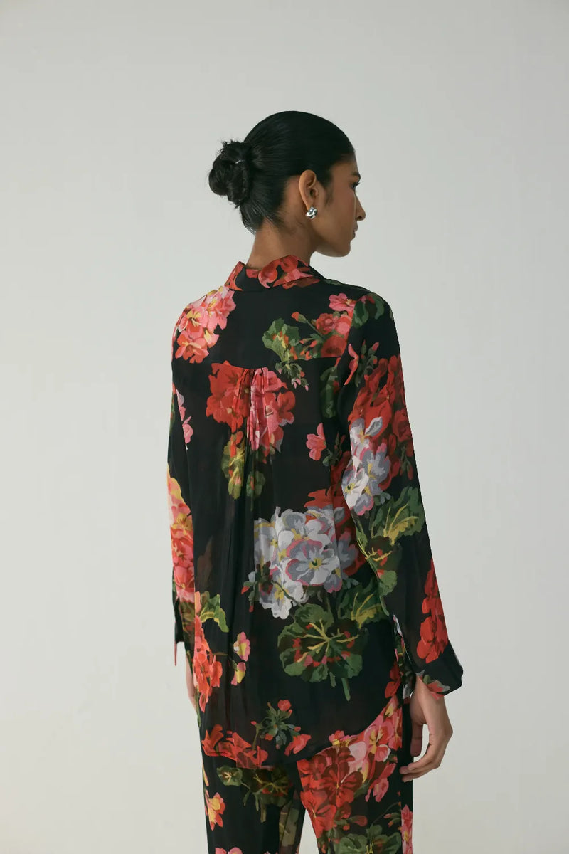 BLOODY MARY CO-ORD SET by Yam in black color for women in Singapore