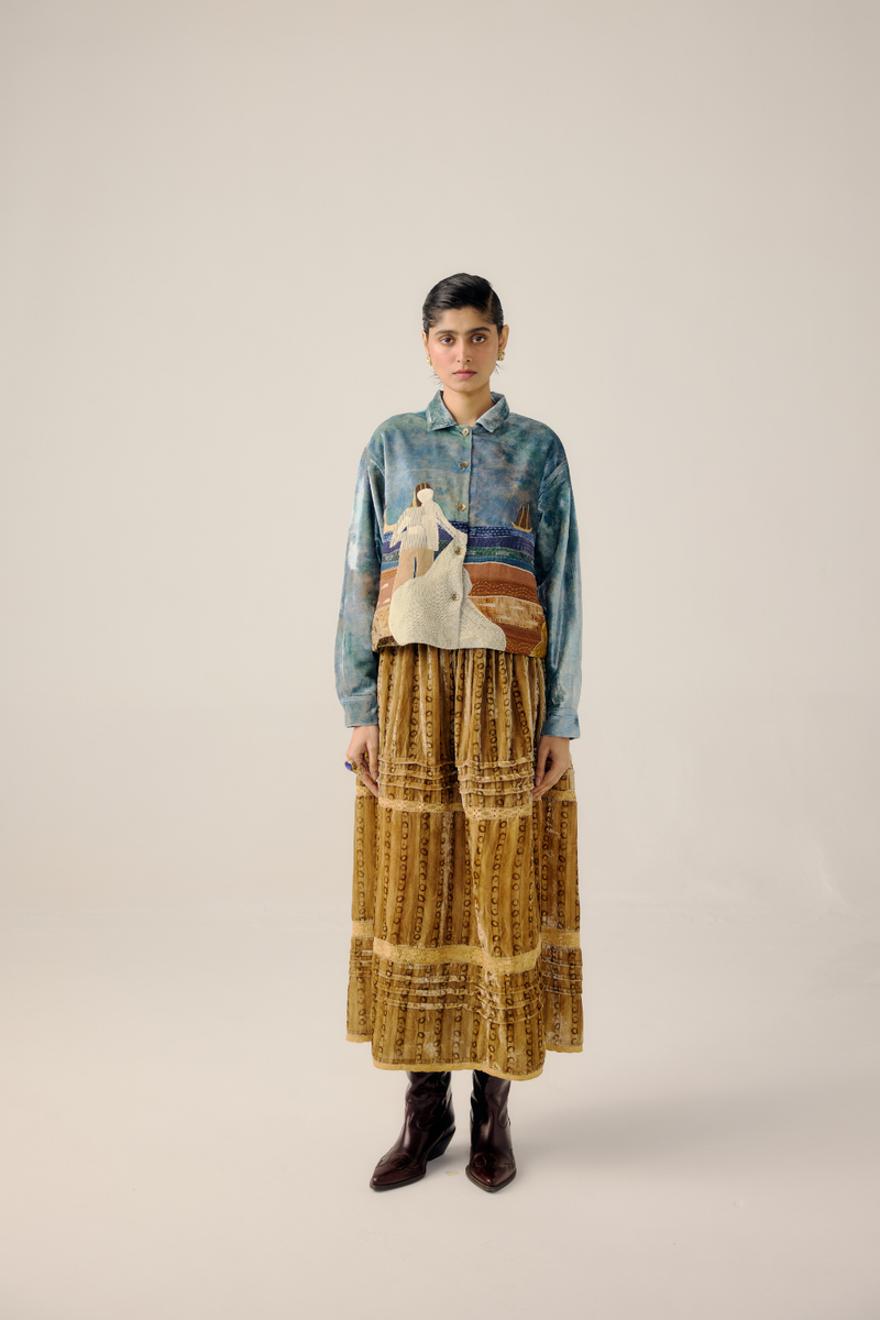 BOXY SET-Sea Shore Appl by CORD for women in Singapore