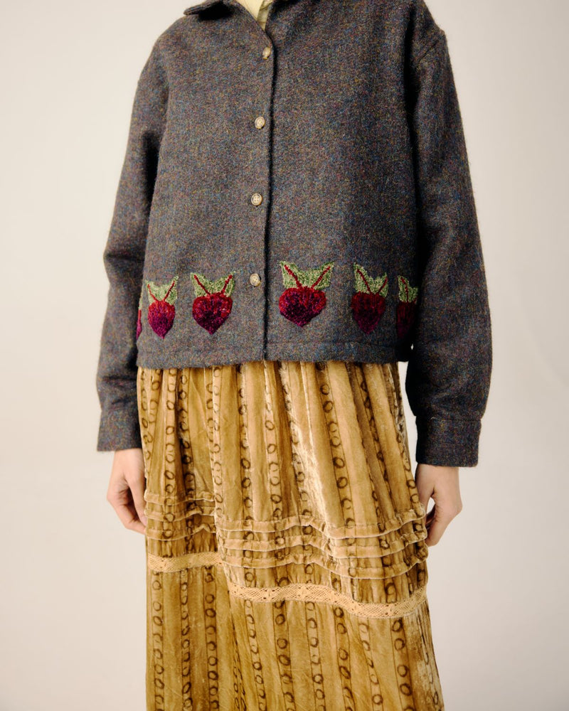 BOXY JACKET-Turnip Emb. by CORD for women in Singapore