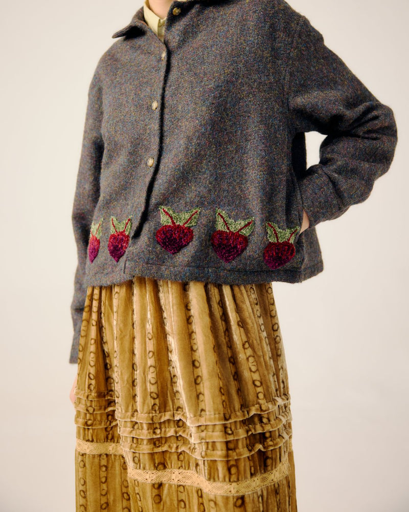 BOXY JACKET-Turnip Emb. by CORD for women in Singapore