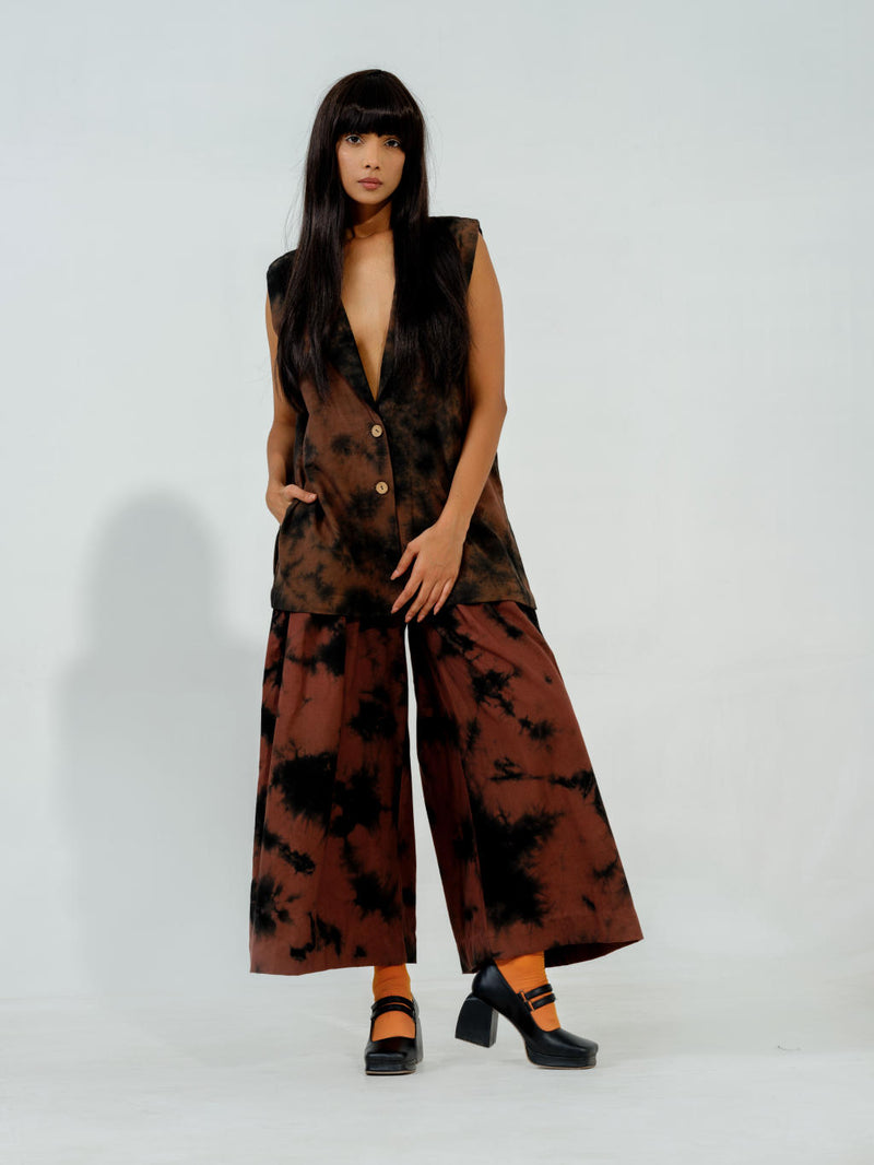 Bamboo Jacket cotton matty jackets and overlays by Stoique in brown for women in Singapore