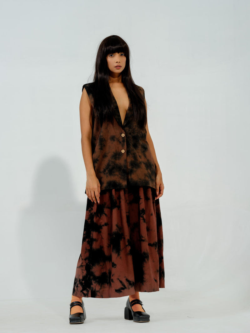 Bamboo Jacket cotton matty jackets and overlays by Stoique in brown for women in Singapore