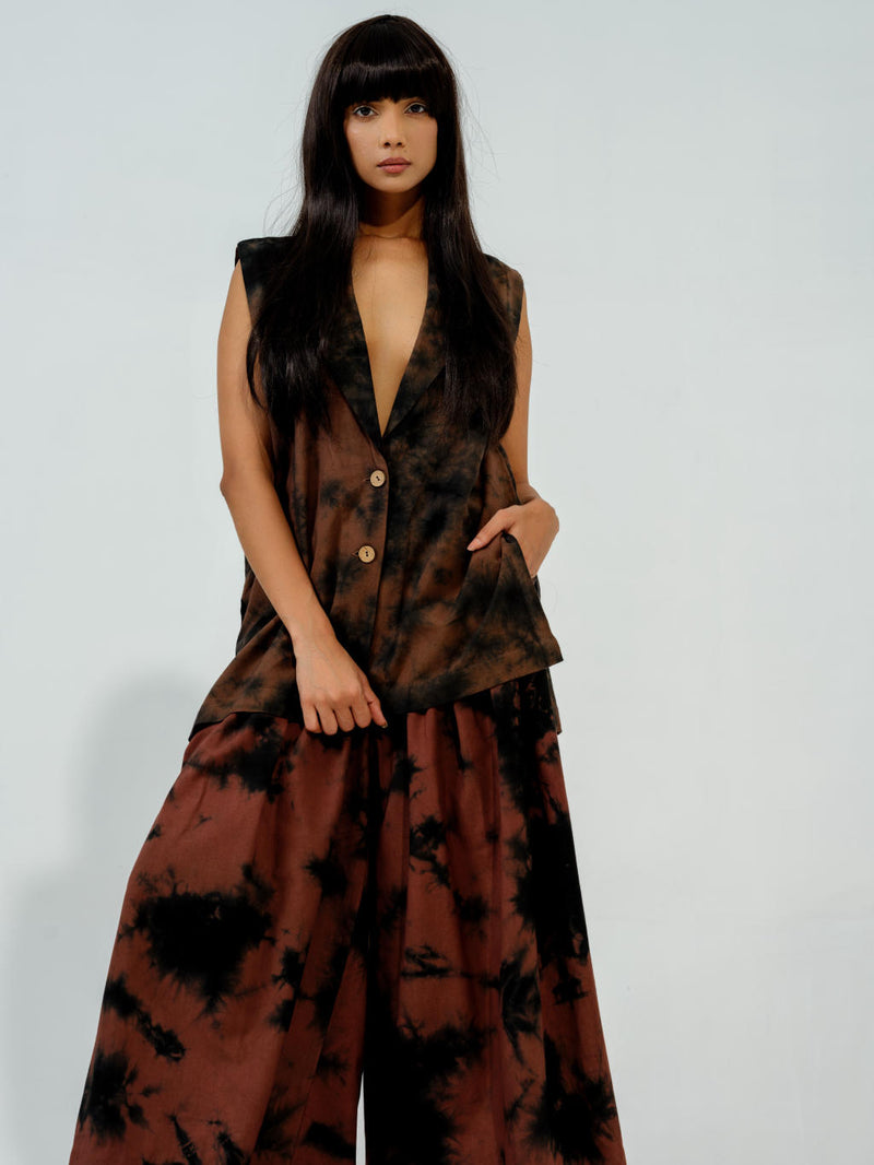 Bamboo Jacket cotton matty jackets and overlays by Stoique in brown for women in Singapore