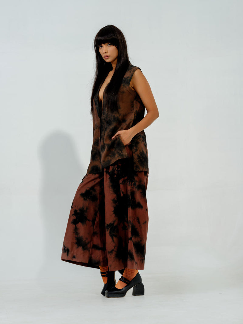 Bamboo Jacket cotton matty jackets and overlays by Stoique in brown for women in Singapore