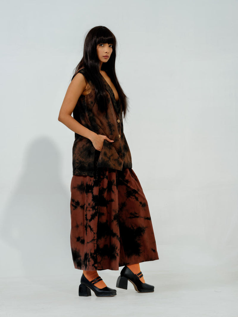 Bamboo Jacket cotton matty jackets and overlays by Stoique in brown for women in Singapore