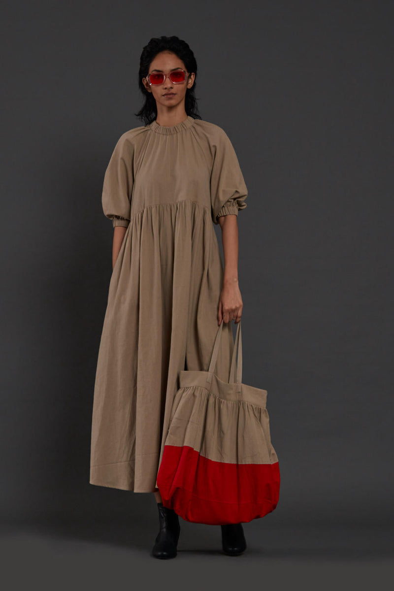 Beige Raglan Dress - Size M