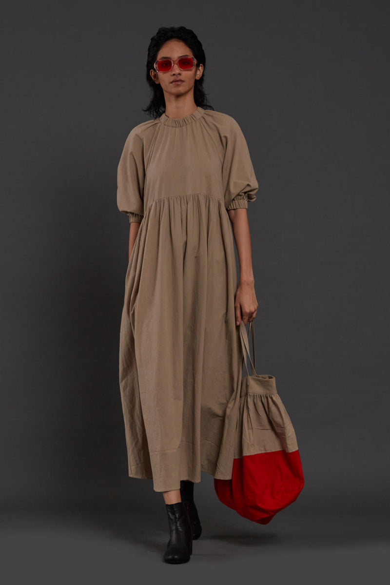 Beige Raglan Dress - Size M