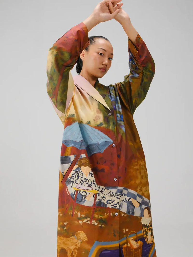 Beirut Dress - Lakeside poplin by CORD for women in Singapore