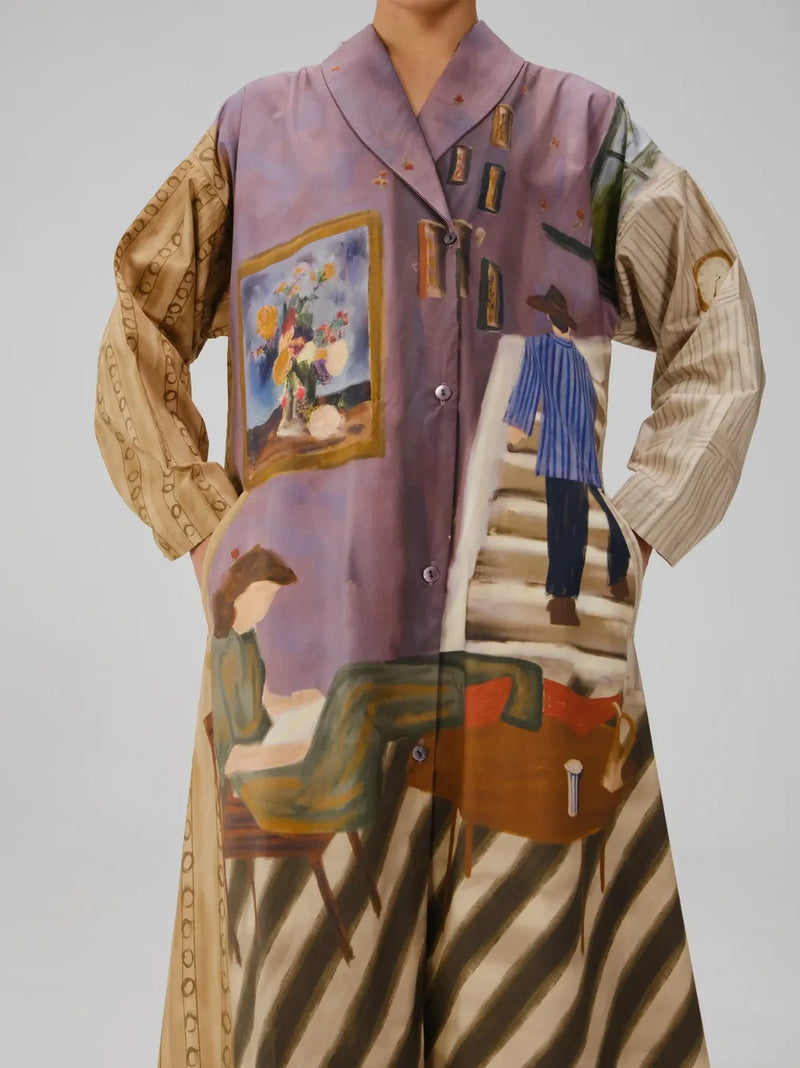 Beirut Dress - Living Room poplin by CORD for women in Singapore