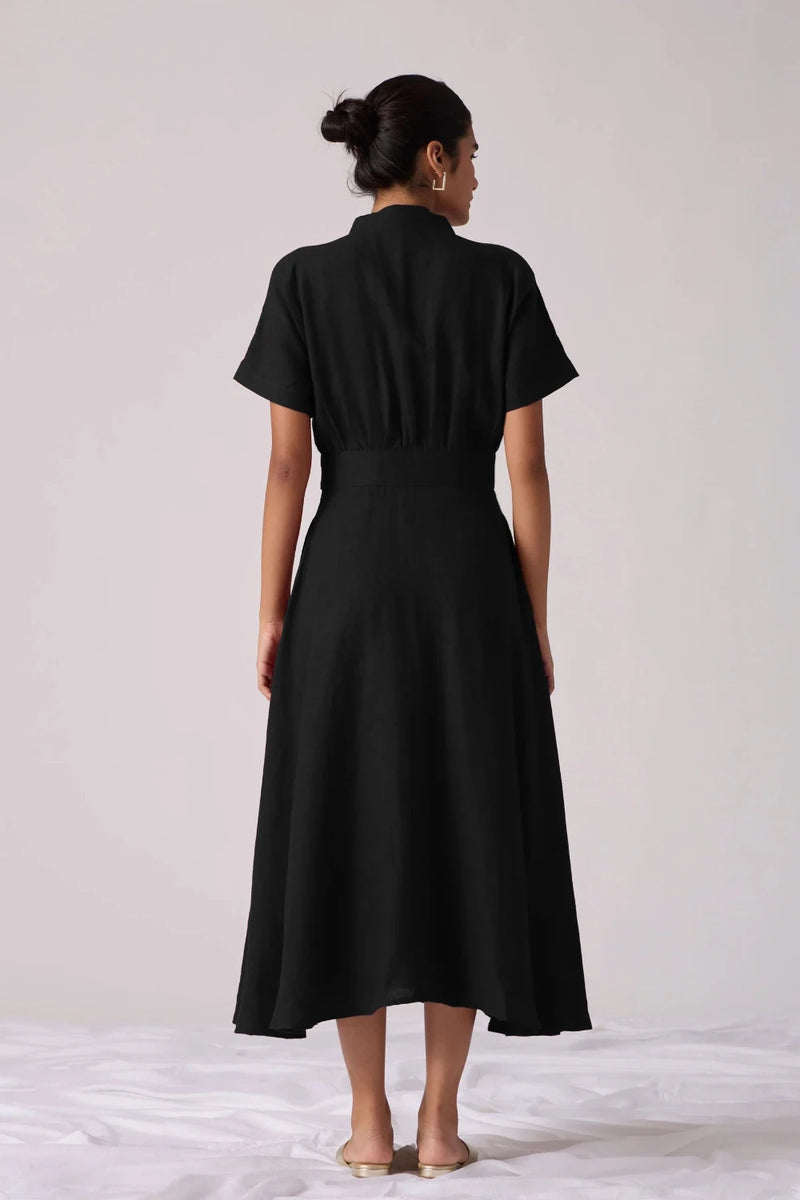 TSHMPOP26-17 Miyake Noir Dress-Size S