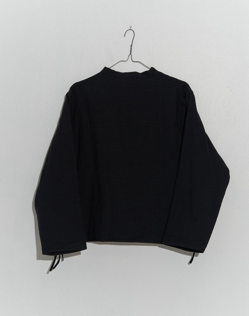 Black padded Jacket cotton by World of Crow in black color for women in Singapore