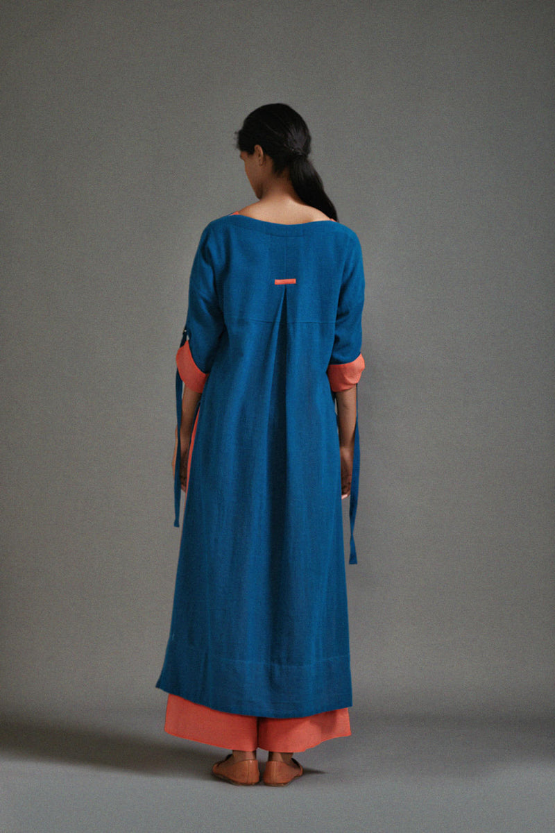 Blue New Ruka Tunic Set cotton by Mati in blue color for women in Singapore