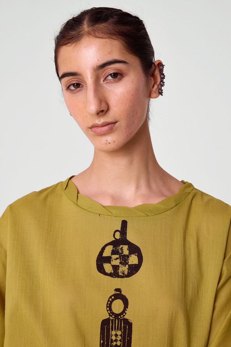 Box Tee - Yellow