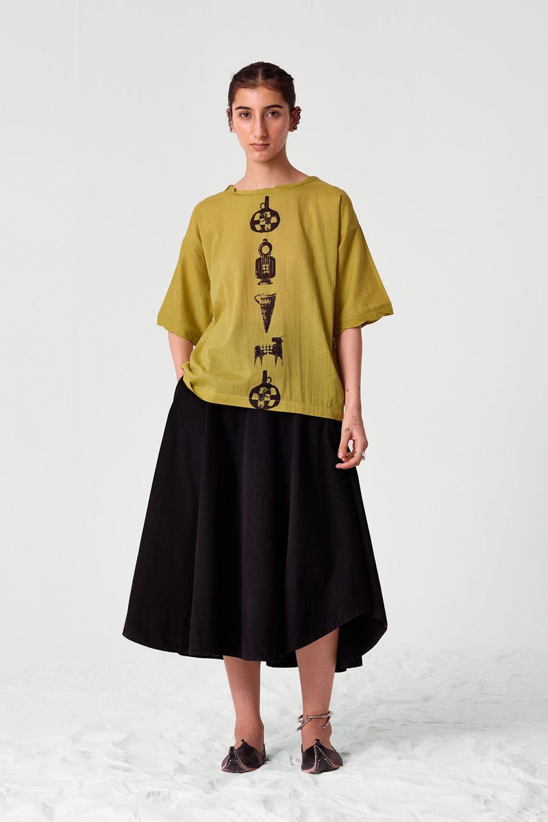 Box Tee - Yellow