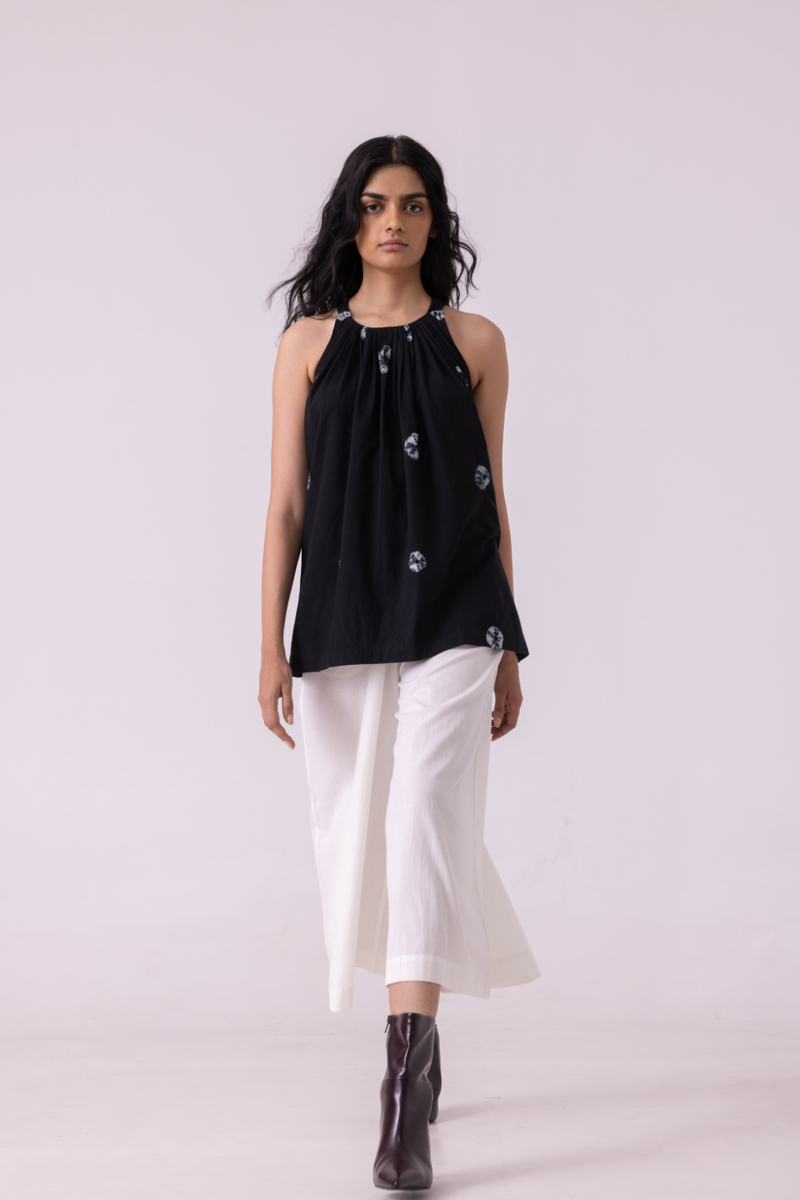 Brad Off White Handwoven Pants cotton by The Summer House for women in Singapore