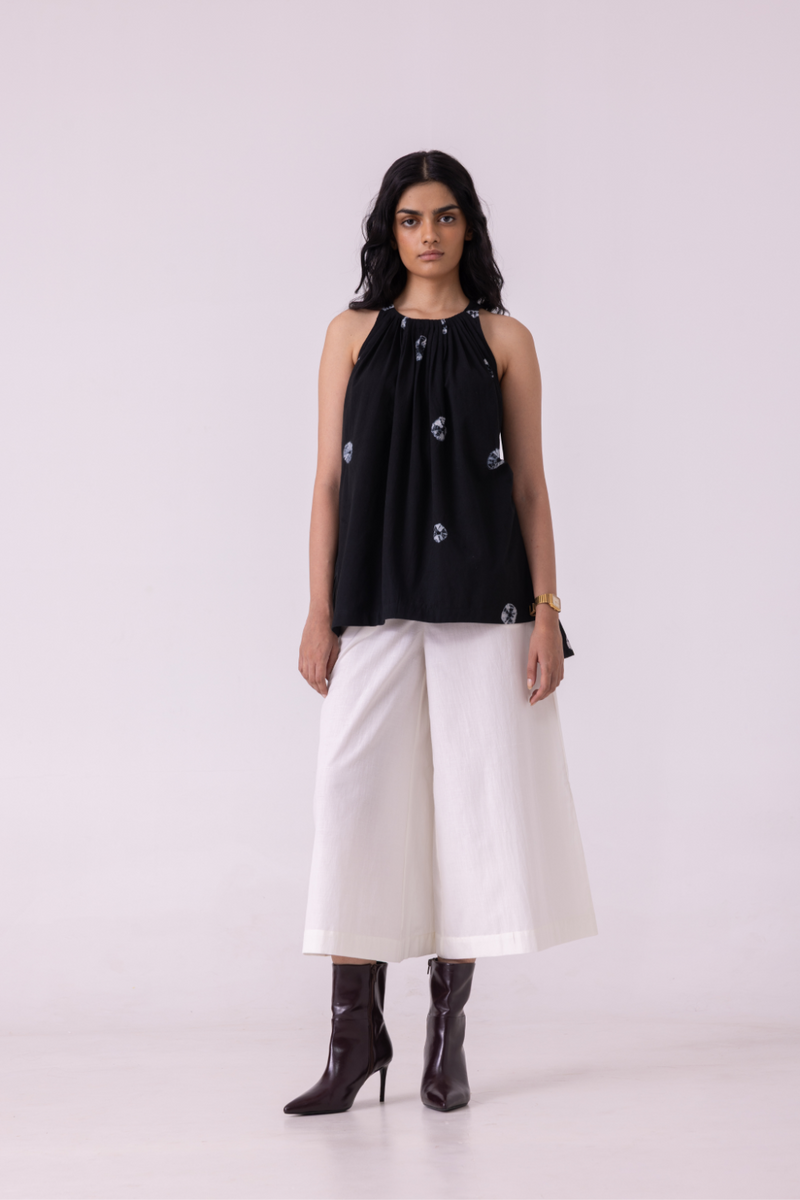 Brad Off White Handwoven Pants cotton by The Summer House for women in Singapore