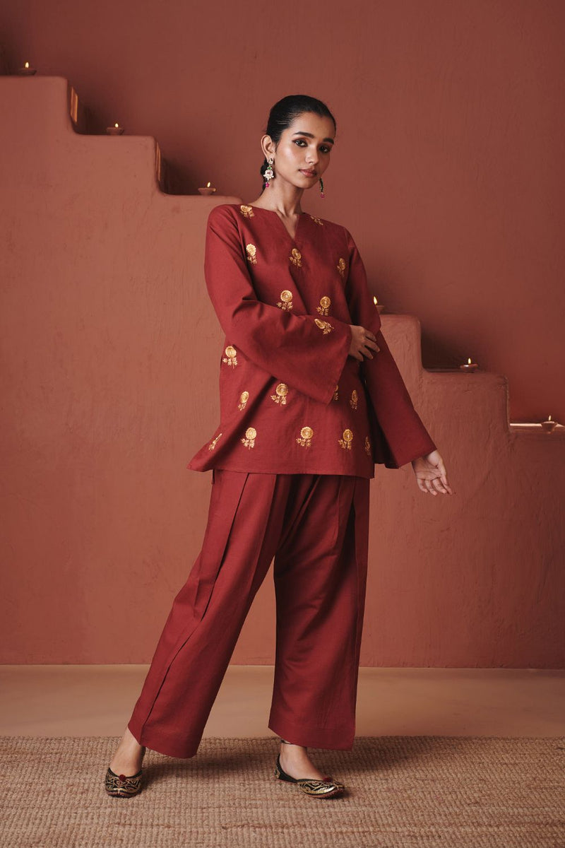 Brick Co Linen Farsi Kurta Set