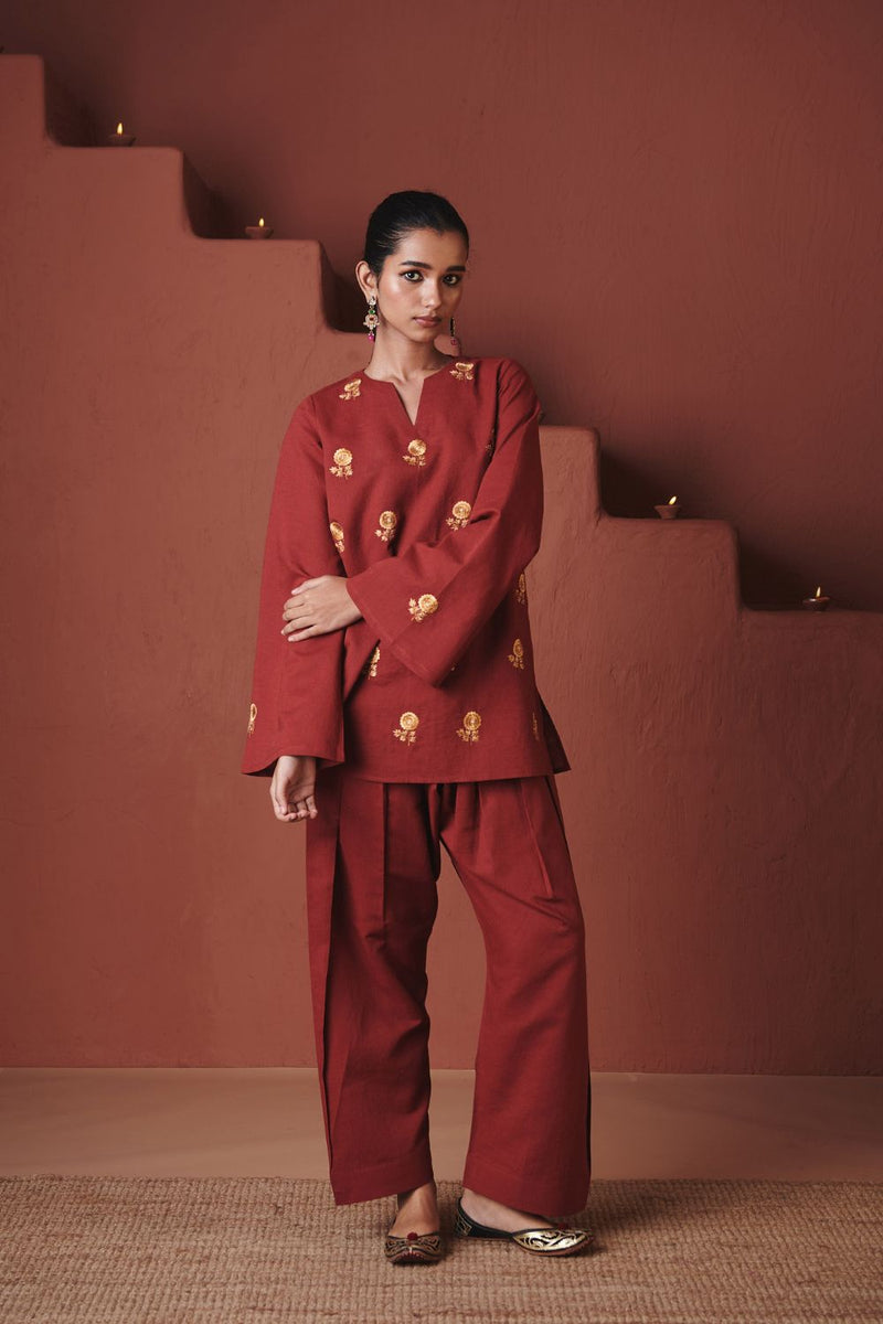 Brick Co Linen Farsi Kurta Set