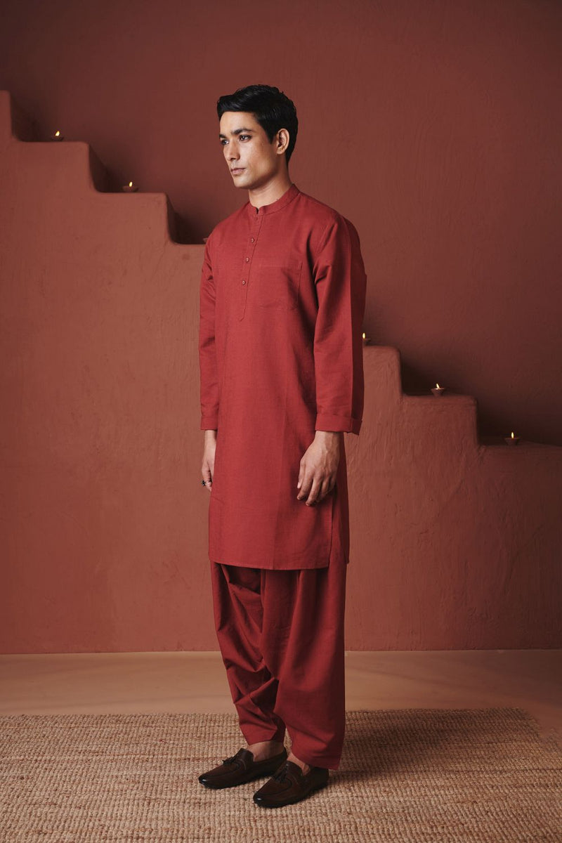 Brick Co Linen Men's Classic Kurta