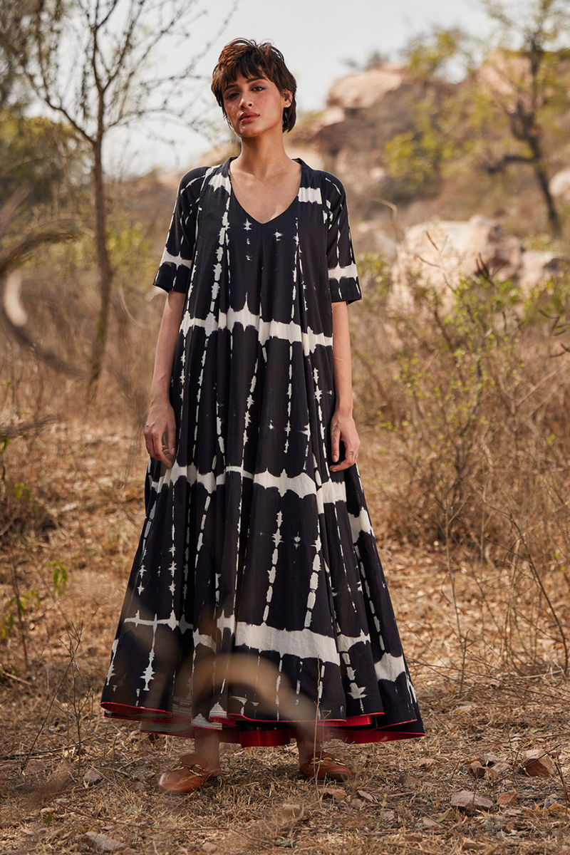 Kala Shahad cotton by Khara Kapas in black for women in Singapore