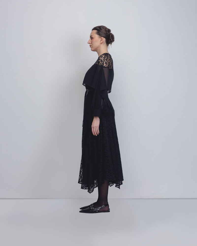 Cath Dress - Black Buy Cath Dress - Black from C&W | Dresses for Women by Leh Studios in black color for women in Singapore