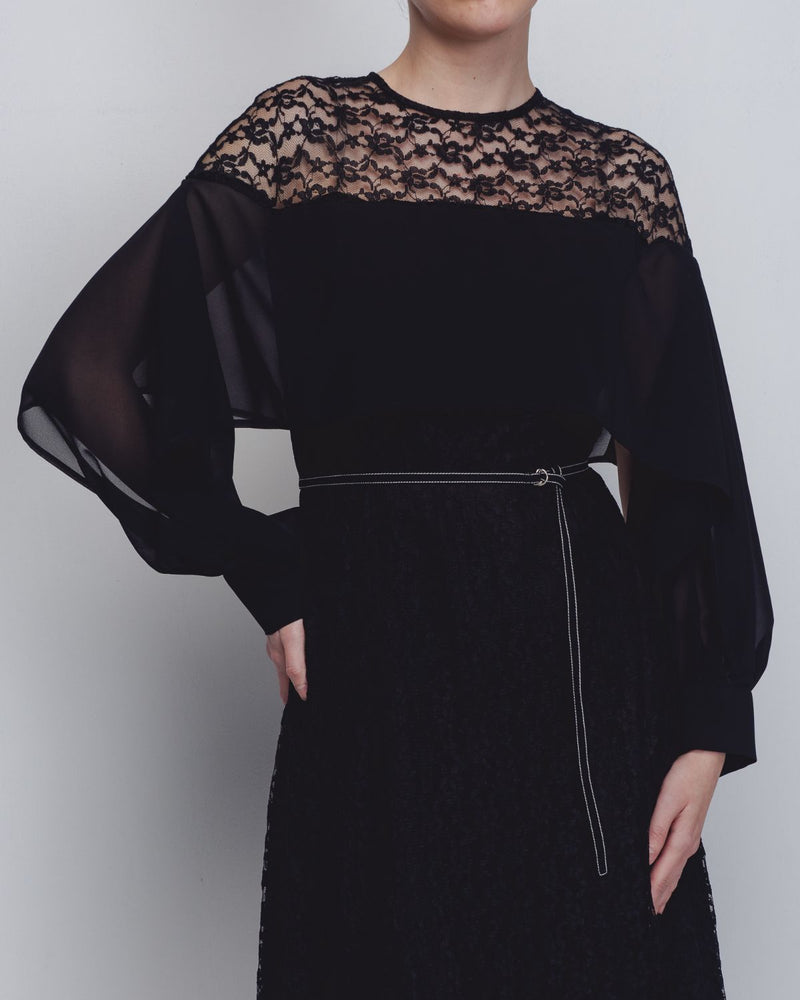 Cath Dress - Black Buy Cath Dress - Black from C&W | Dresses for Women by Leh Studios in black color for women in Singapore