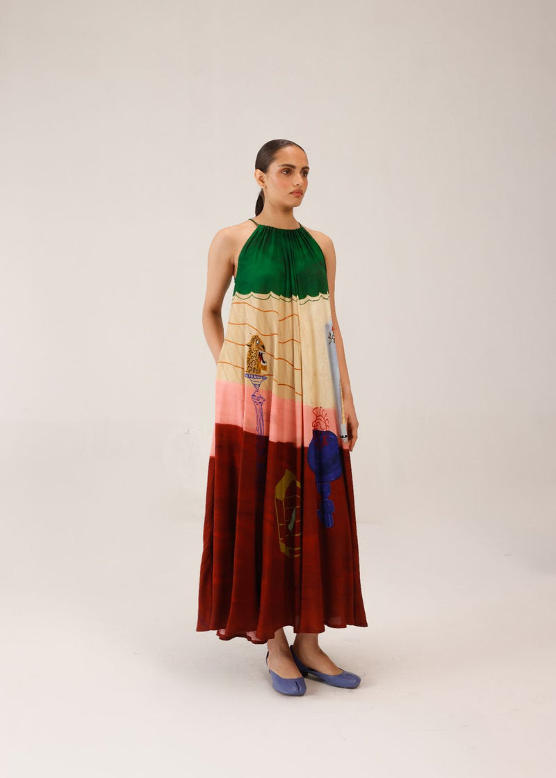 CIRCLE LONG DRESS - LOFT by CORD for women in Singapore