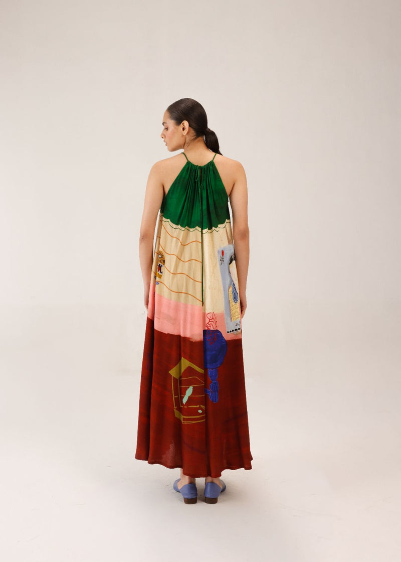 CIRCLE LONG DRESS - LOFT by CORD for women in Singapore