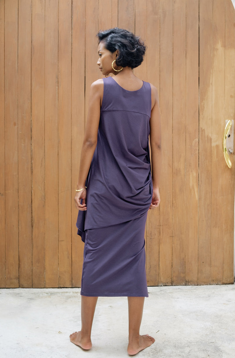 Cleo Dress Tencel Dress By Su By Hand In Black For Women In Singapore
