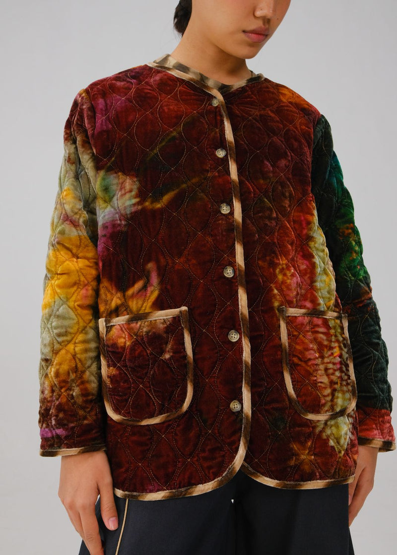 COLLARLESS QUILTED JACKET-X-Ray by CORD for women in Singapore