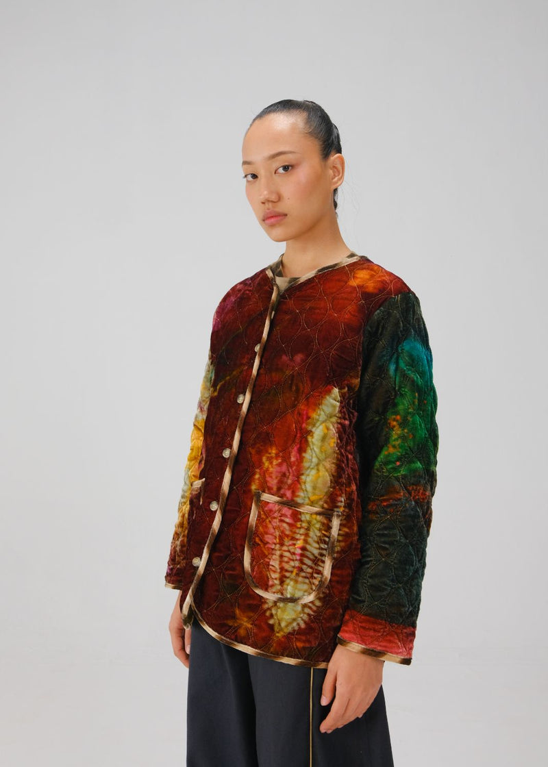 COLLARLESS QUILTED JACKET-X-Ray by CORD for women in Singapore