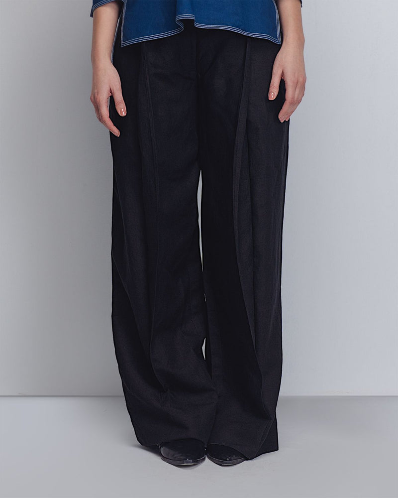 Cory Linen Pant - Black
