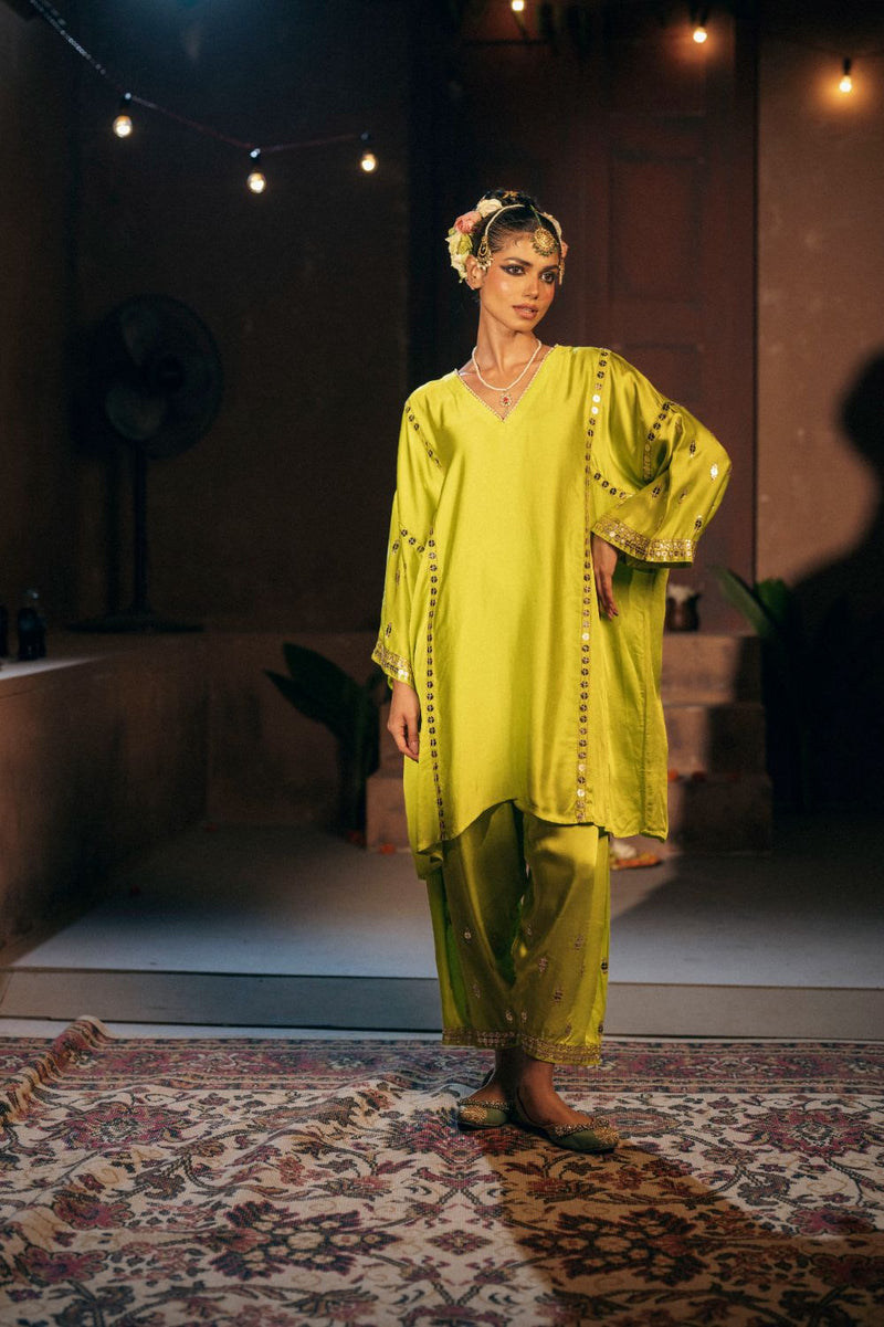 Chamakeen Anti-fit Choga Tunic Salwar Set