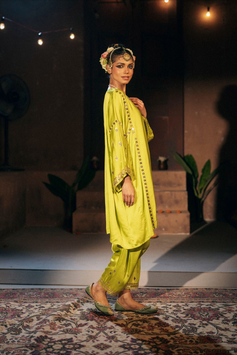 Chamakeen Anti-fit Choga Tunic Salwar Set