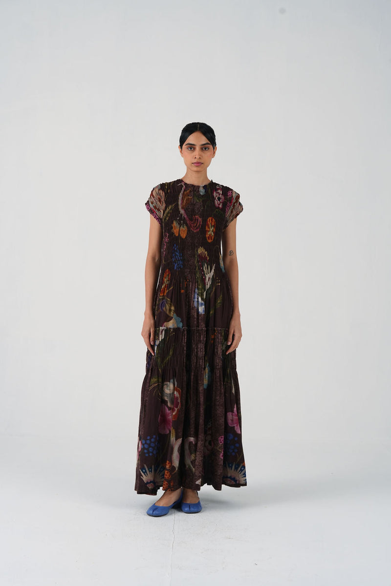 July Dress-Floret cotton dress by CORD in multi-color for women in Singapore