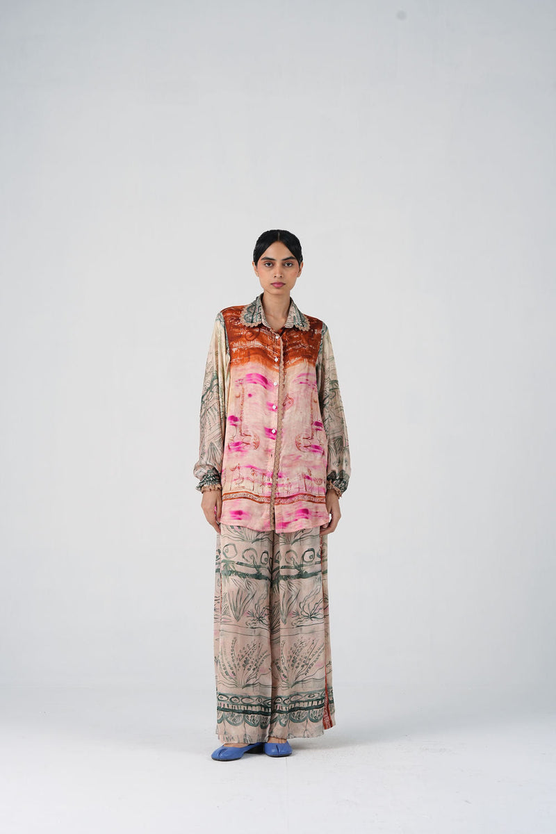 Moira Set-Sai satin co-ord set by CORD in multi-color for women in Singapore