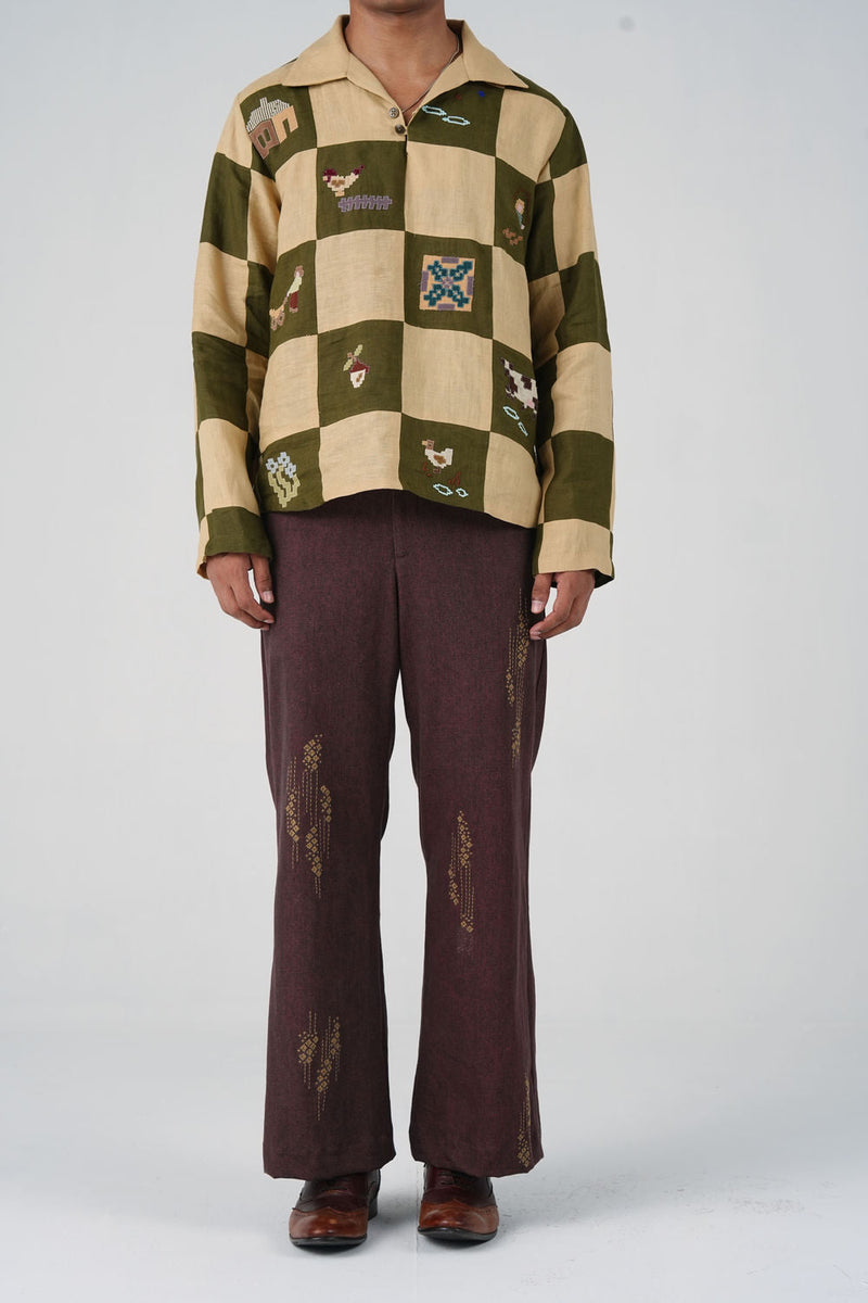 Binge Pants-Cola Denim denim pant/trouser by CORD MEN in multi-color for men in Singapore