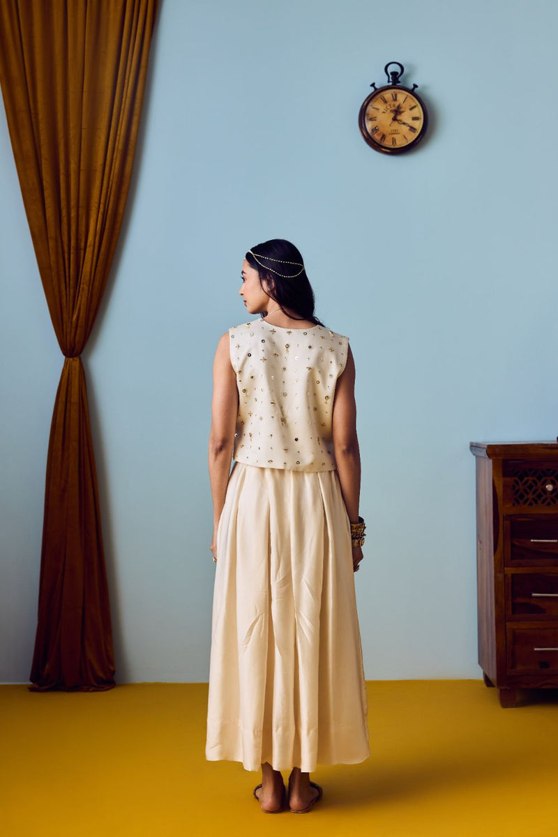 Prih Pearl Waistcoat & Skirt Set