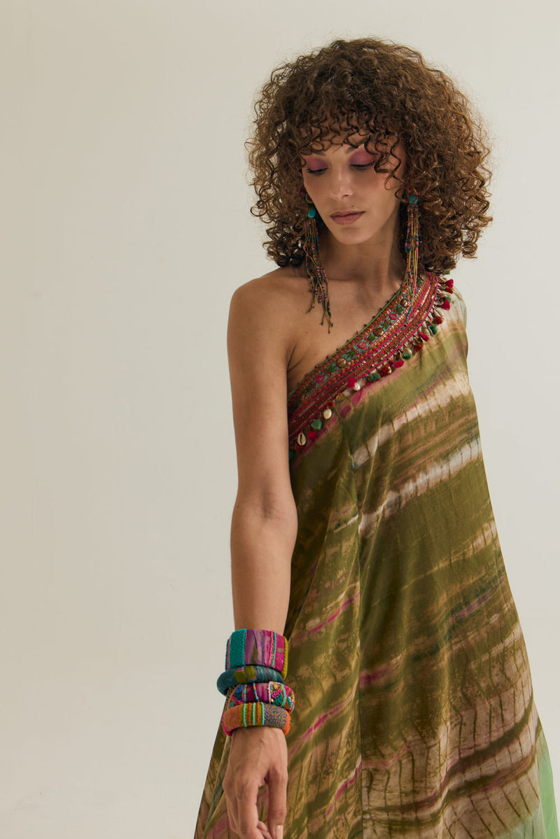 Heather Dress habutai silk dress by Capisvirleo in pink for women in Singapore