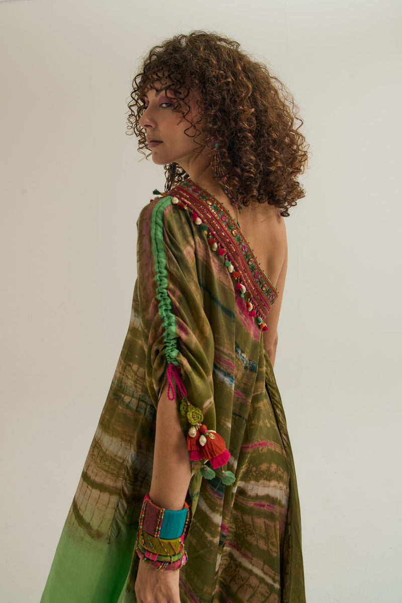 Heather Dress habutai silk dress by Capisvirleo in pink for women in Singapore